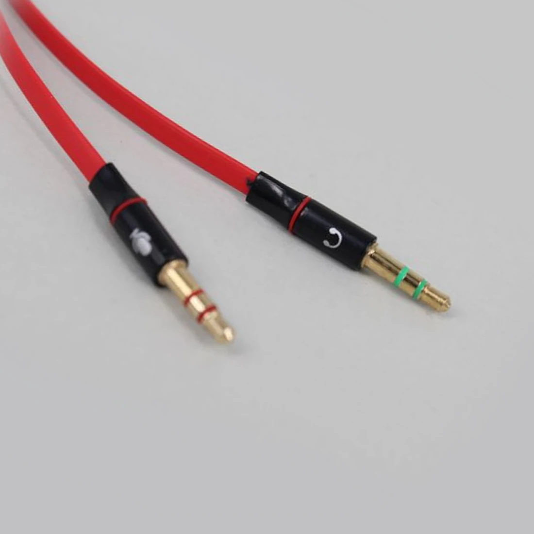 Marsnaska Высокое качество наушники аудио кабель e1 Женский до 2 male Micphone сплиттер