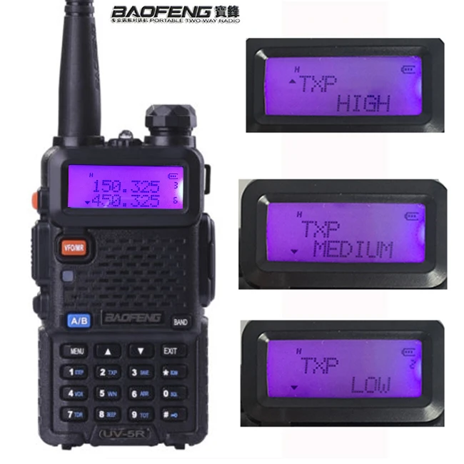 Радио УКВ 136-174 МГц 400-480 МГц FM радиостанция 15 км 8 Вт рация uv5r baofeng UV-5R 8 Вт с двухдиапазонным радио Cb