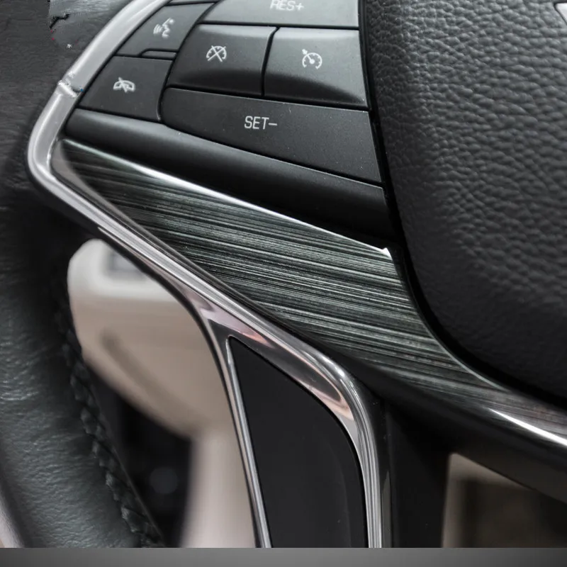 Нержавеющая сталь руль Украшенные Moudlings рамка для Cadillac CT6 XT5 AAA440