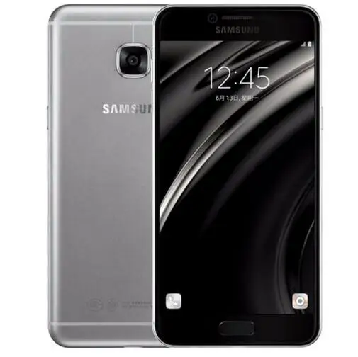 gray Смартфон samsung Galaxy C5 C5000 4G LTE Super AMOLED 5,2 дюймов, Восьмиядерный процессор Snapdragon 617, камера 16 МП, сотовый телефон - Цвет: gray