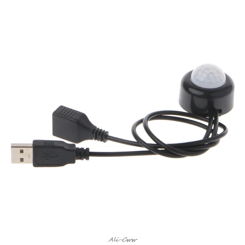 USB Светодиодная лента переключатель человеческий тело инфракрасный PIR датчик