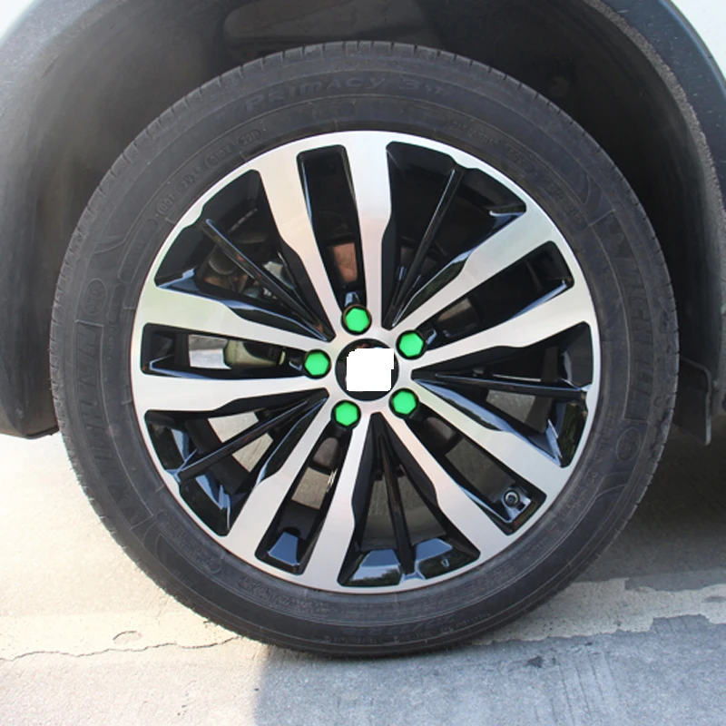 20x универсальные 19 мм Силиконовые шестигранные колесные гайка с болтом КРЫШКА