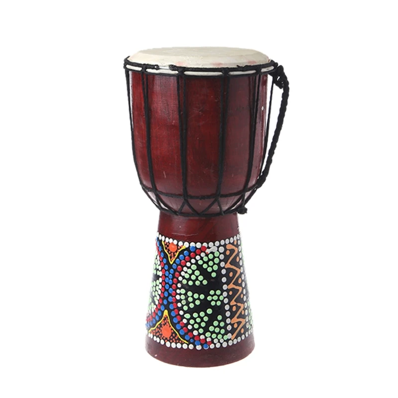 As Picture show 30 см Профессиональный Африканский Djembe барабан Bongo деревянный хороший звук музыкальная инструмент - Цвет: As Picture show