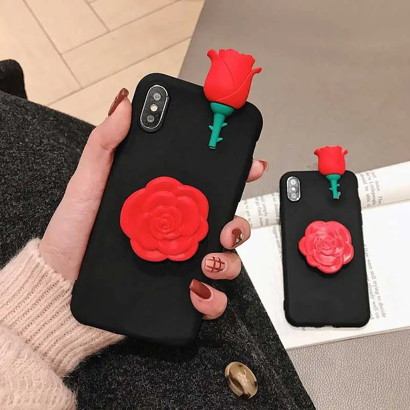 Мягкий силиконовый чехол для телефона Boucho iphone XS MAX XR X Матовые чехлы 7 8 6 S Plus 3D с