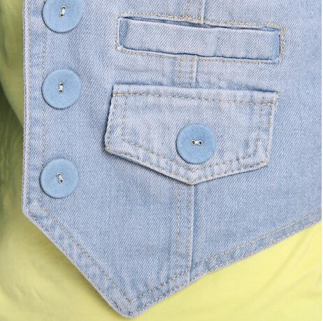 Горячая распродажа! летние женские жилет без рукавов Женщины Джинсовый женский