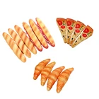 Забавная Шариковая ручка для пиццы, творческая шариковая ручка с имитацией хлеба, канцелярские принадлежности, шариковая ручка для пиццы, хот-дога, хлеба