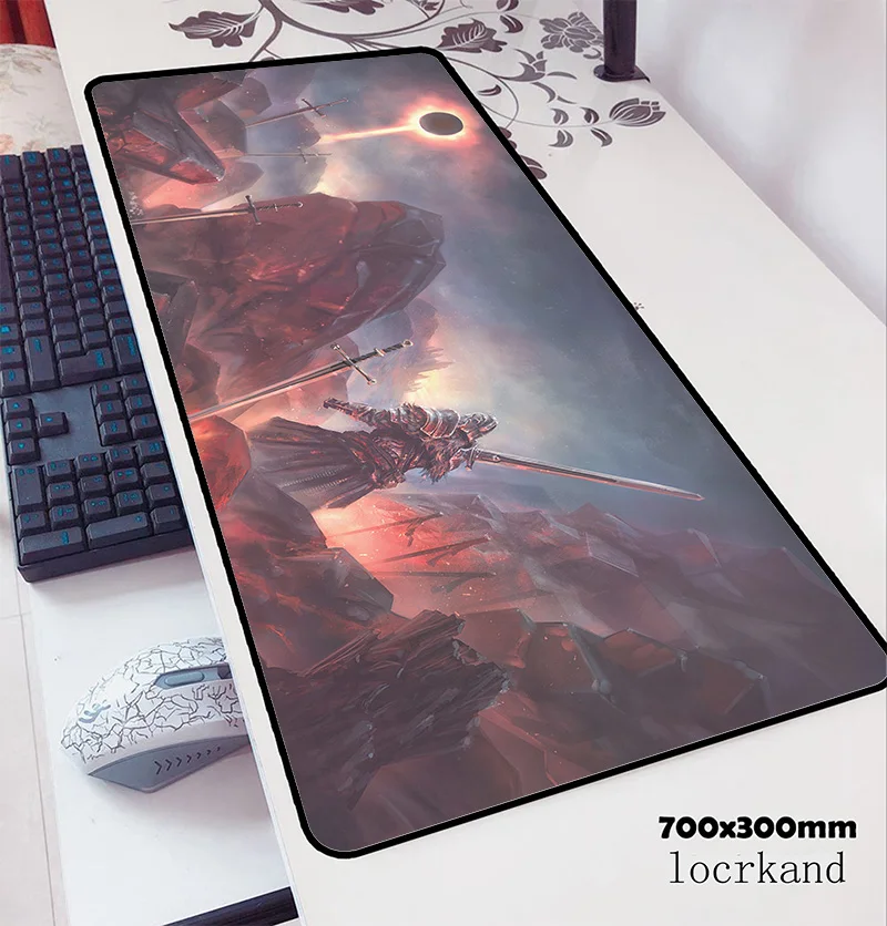 Коврик для мыши dark souls 700x300x3 мм 3d компьютерный коврик геймпад модный игровой