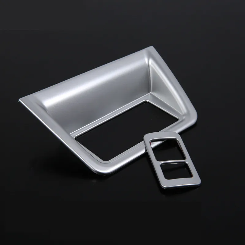 2PCS Car Front Lamp Adjusting Switch Trim Cover Decorative Frame Panel for Honda Accord 2017 2018 10th Matt Silver Accessories | Автомобили
