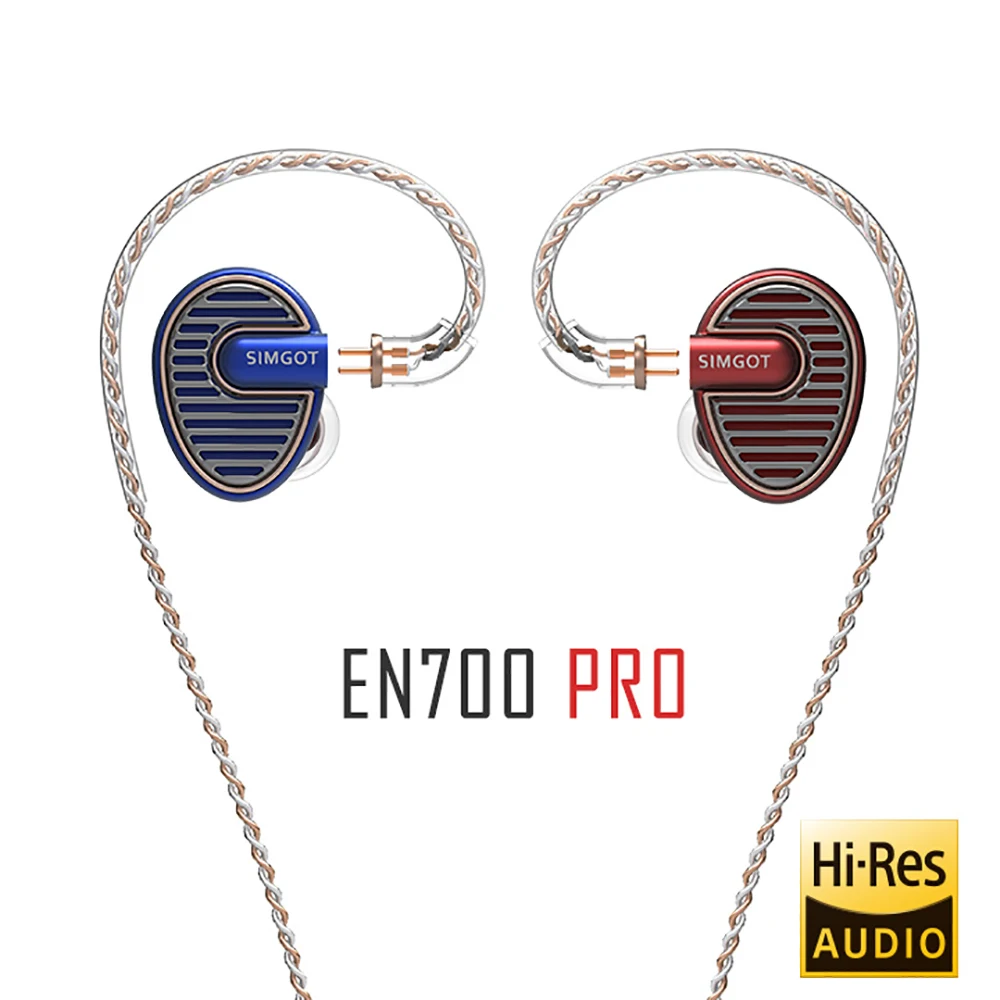 SIMGOT EN700 PRO модернизированные Hi-Res динамические басы HiFi музыкальный монитор DJ