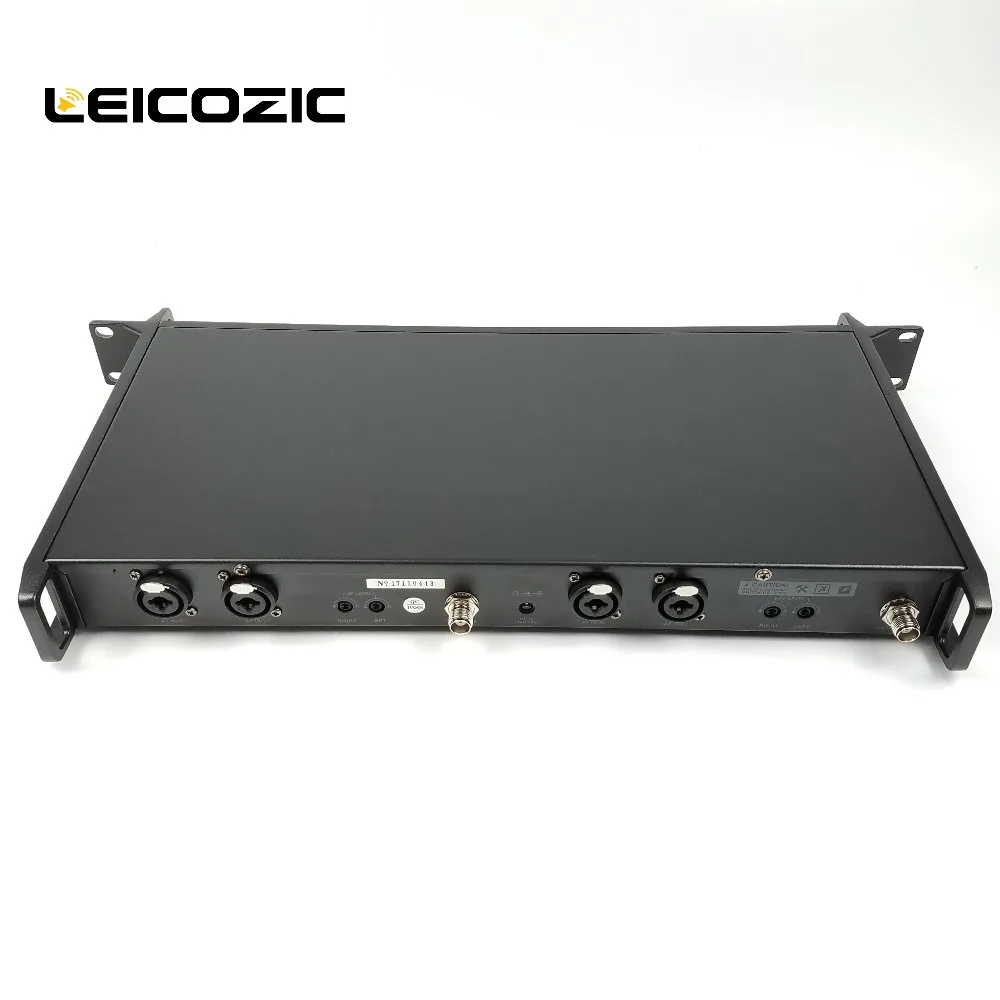 Leicozic беспроводная система контроля в ушах UHF IEM мониторинга сцены L9400 4 приемника