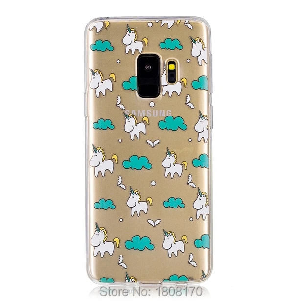 Мягкий чехол из ТПУ C-Ku Мандала Datura Flower для Samsung Galaxy S9 Plus A8 2018 NOKIA 6 Panda Leaf Girl