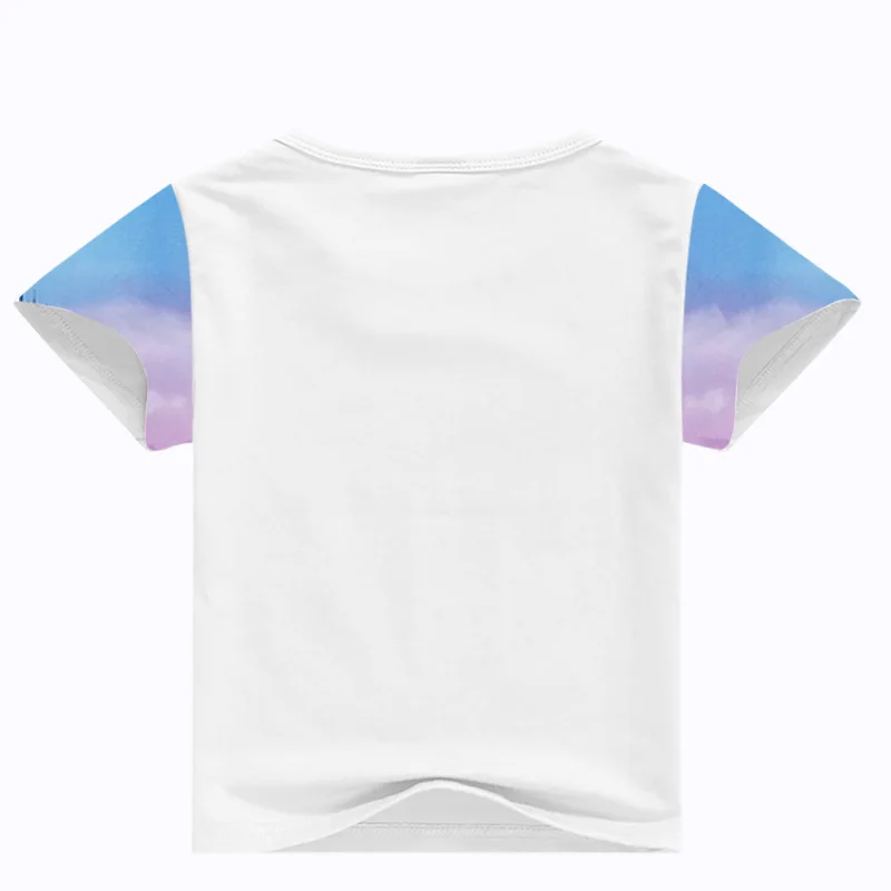 

New Cross-border e-commerce hot selling blast snow Wonderland print fashion cartoon T-shirt 0250