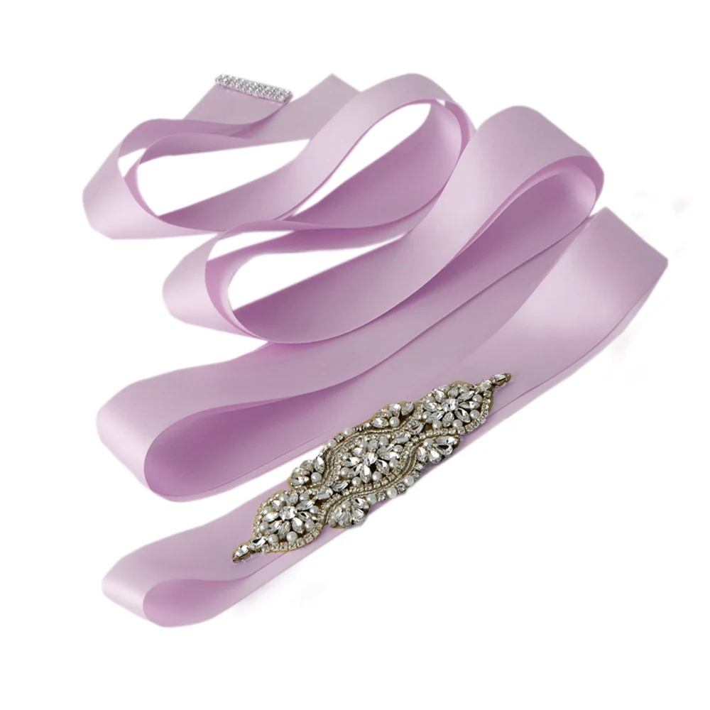 lavender TRiXY S05 женские Стразы свадебное платье со стразами пояс кристалл свадебные пояса свадебное платье аксессуары - Цвет: lavender
