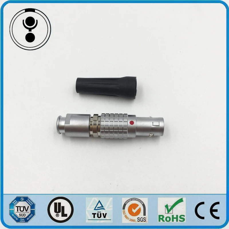 LEMO соединитель FGG 0B 2 штырьковый разъем для Teradek Бонд FGG.0B. 302. Одетый ** Z|plug connector|plug