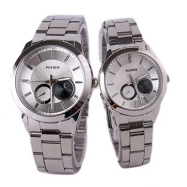 Hot sale women men's wristwatch full steel strap watch quartz lover's unisex high quality dress men clock | Наручные часы