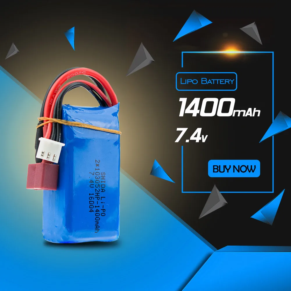 7 4 V 1400mAh lipo батарея для wltoys A959 b A969 A979 RC части автомобиля оптом|lipo battery|rc car partcar part |