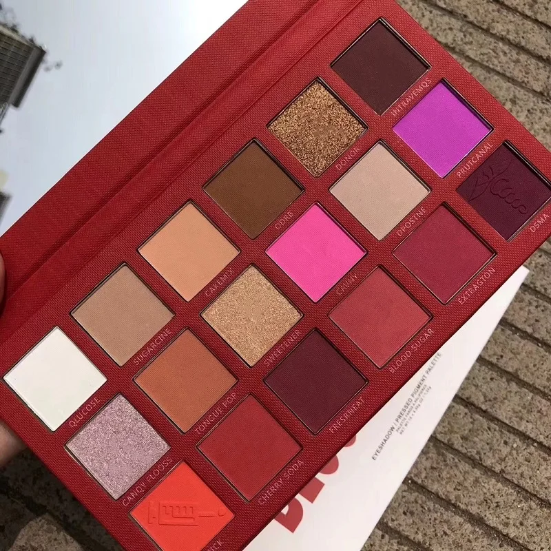 18 цветов Тени для век макияж Ralnbow ваши глаза блеск и матовый 18 цветов Тени для век Палитра Тени для век