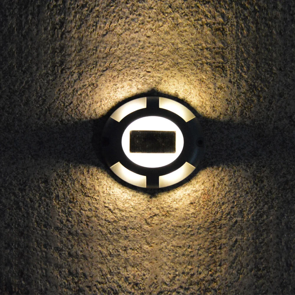 구매 10 개/몫 LED 태양 도로 스터드 조명 알루미늄 IP65 야외 도로 진입로 독 경로 지상 빛 램프