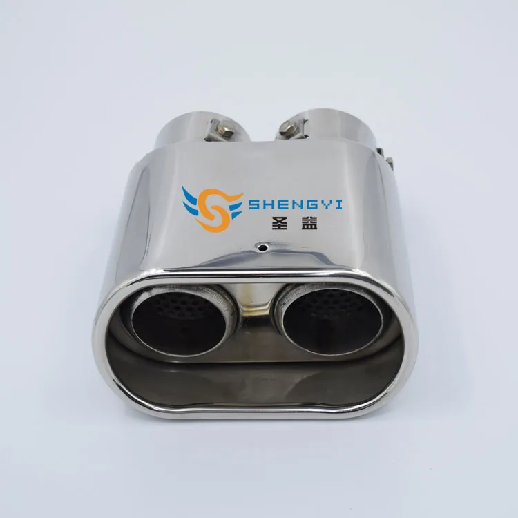1 шт. наконечник выхлопной трубы из нержавеющей стали универсальный глушитель
