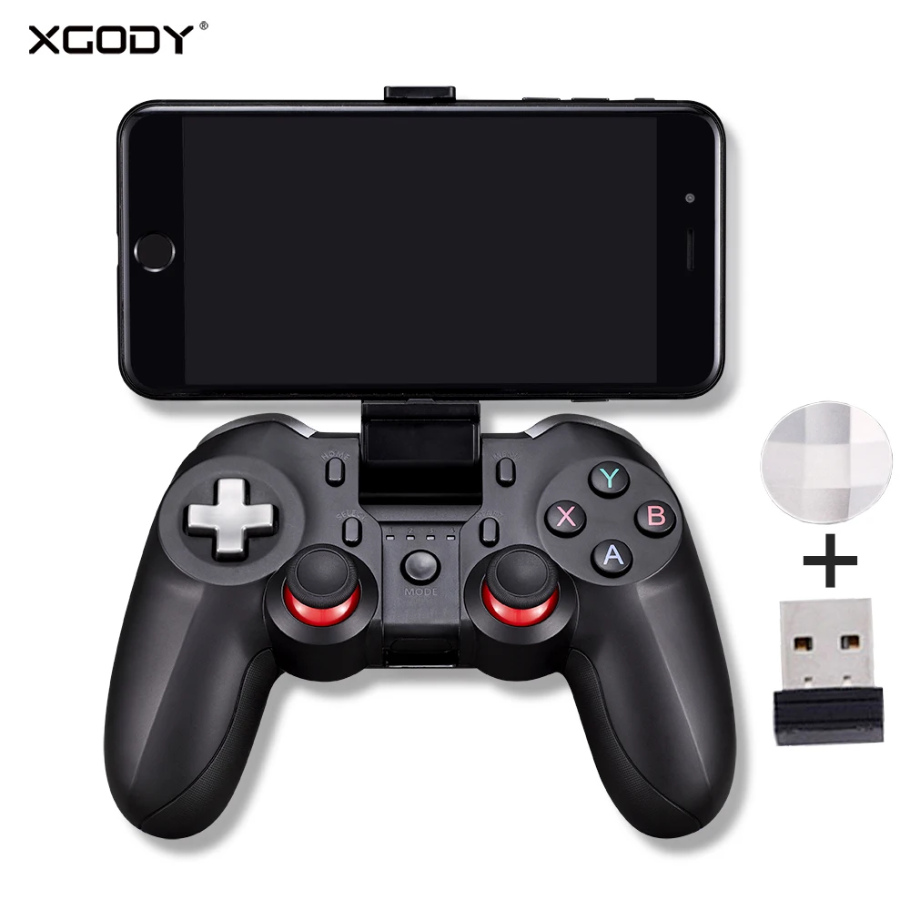 XGODY беспроводной Bluetooth геймпад для Android мобильного телефона PC ТВ коробка игровой