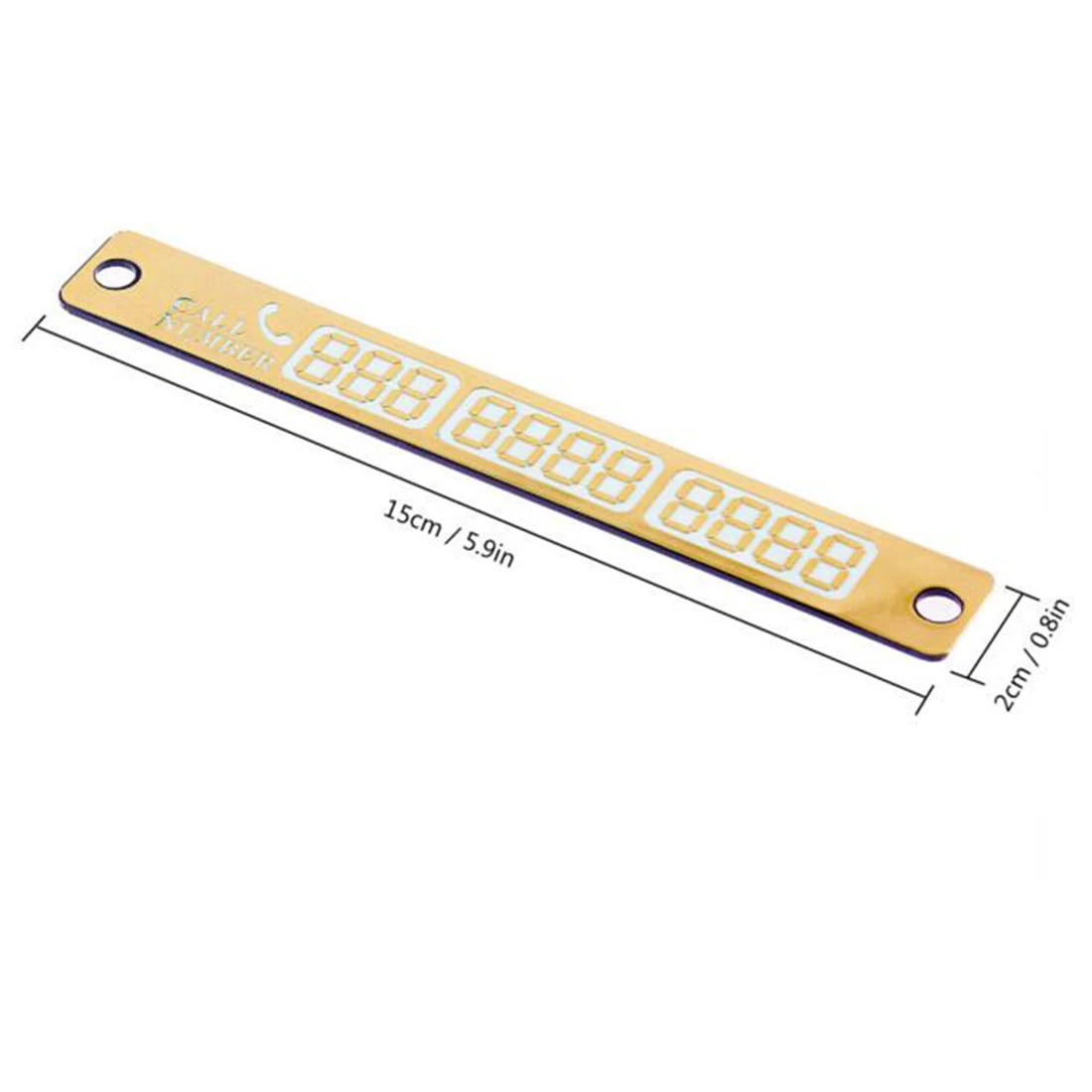 

Car Luminous Temporary Car Parking Card Notification Sucker Plate Card Telephone Number Car Styling Phone Number Card