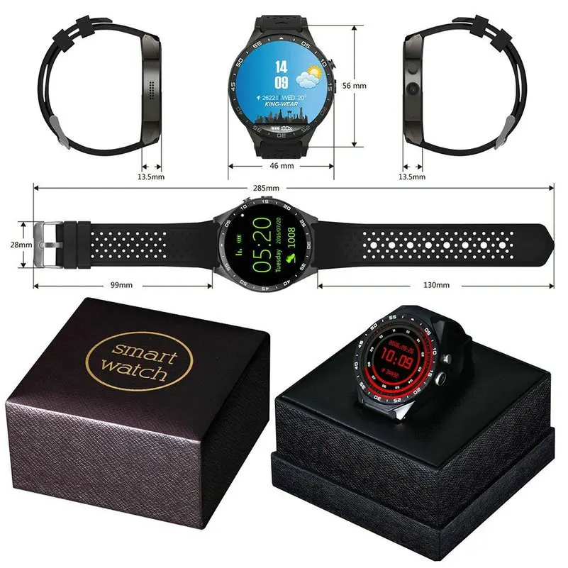 Смарт-часы MEAFO MF88 с Bluetooth GPS четырехъядерным процессором MTK6580 1 3 ГГц ОЗУ 4 Гб 512 МБ 39
