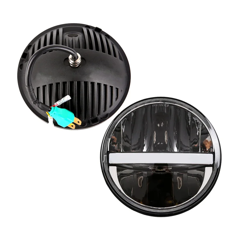 Светодиодные фары FADUIES 2psc 7 дюймовые с ДХО и желтым сигналом поворота для Jeep Wrangler Jk