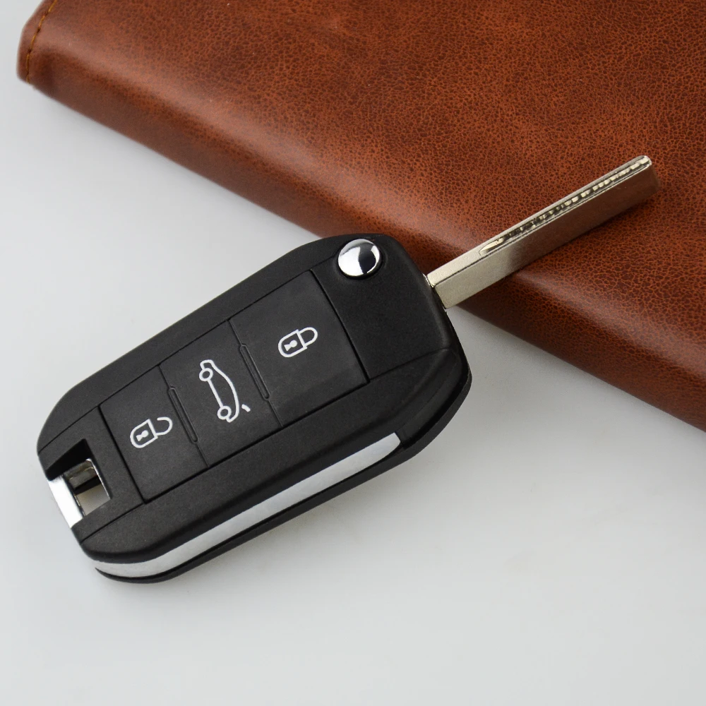 OkeyTech оригинальный автомобильный Корпус ключа для Peugeot 307 307S 306 407 408 607 с 3 кнопками |
