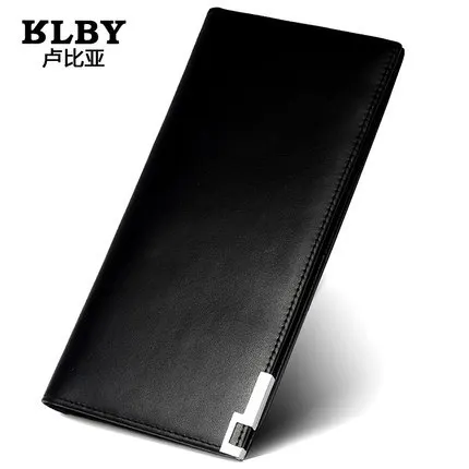 Лу Бия мужской тонкий кожаный кошелек хранение карт|wallet zip|wallet packagingwallet key |