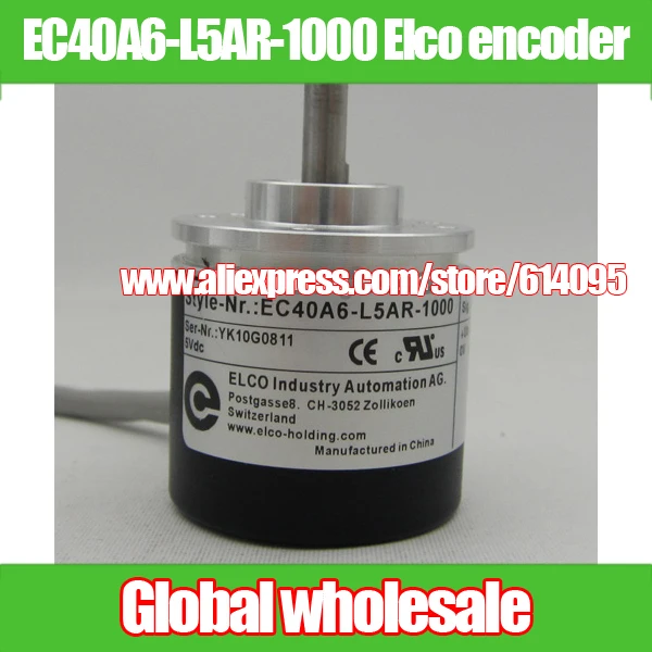 Новый энкодер elco/1000 P/R 1000 швейцарский EC40A6-L5AR-1000 1 шт. | Электронные компоненты и