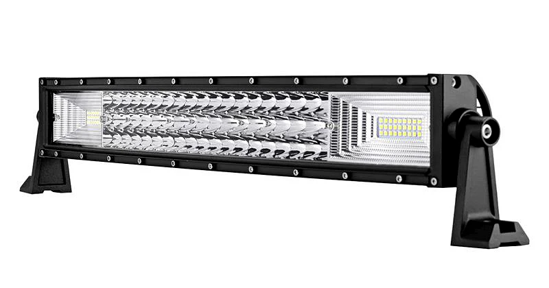 Oslamp 3 ряд 2" 324 Вт 34" 486W 4" 594 Вт 52" 702 Вт изогнутый СВЕТОДИОДНЫЙ светильник бар Offroad светодиодный бар пятно луча СВЕТОДИОДНЫЙ рабочий светильник бар 12v 24v