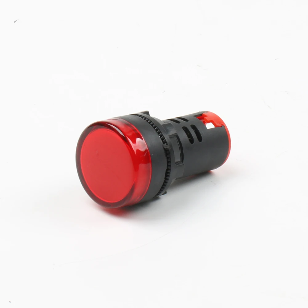 AD16-22 Красный 12 V 220 24 110 светодиодный Мощность индикатор сигнала 22 мм Размер