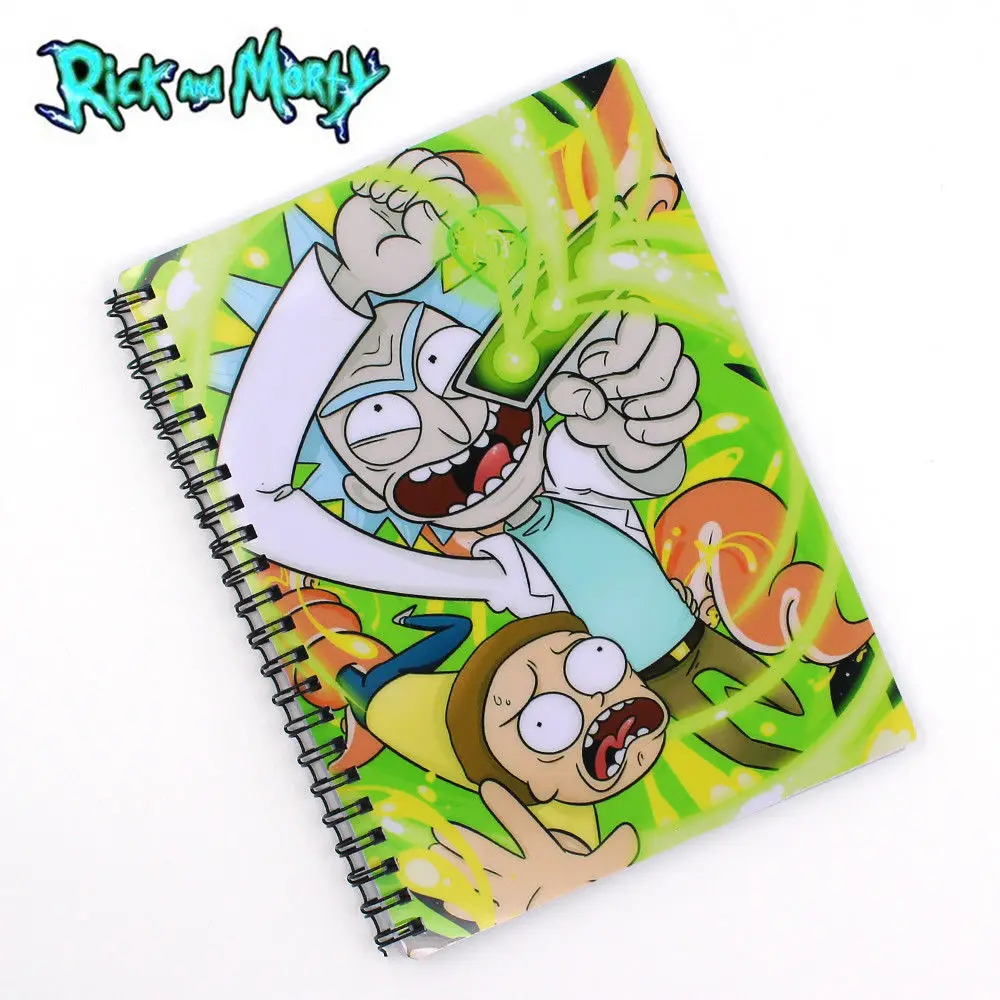 Suncomics Rick and Mori аниме со спиральной катушкой блокнот дневник памятка сделать