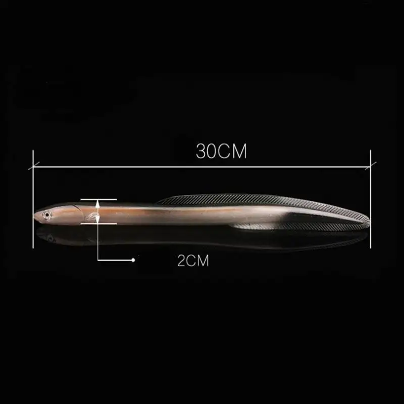 30 см рыболовные ПВХ соленой воды бионические мягкие угря приманки Cod Bass Pollock лодка песок