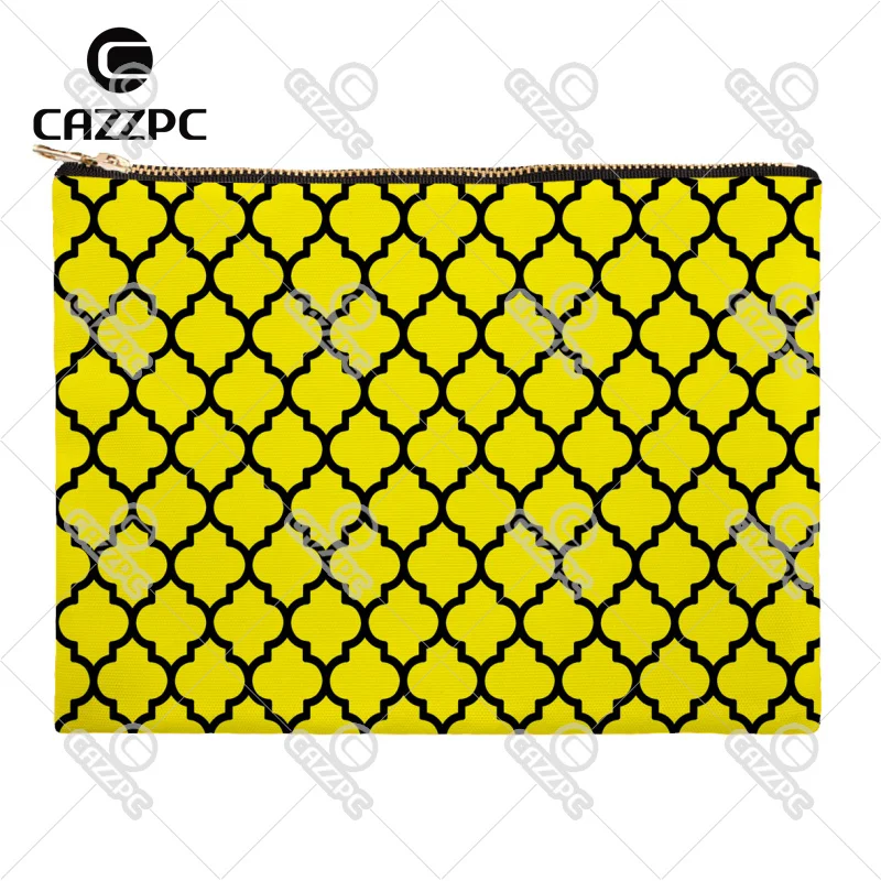Красный желтый синий черный Quatrefoil клевер геометрия бриллианты холст рисунок