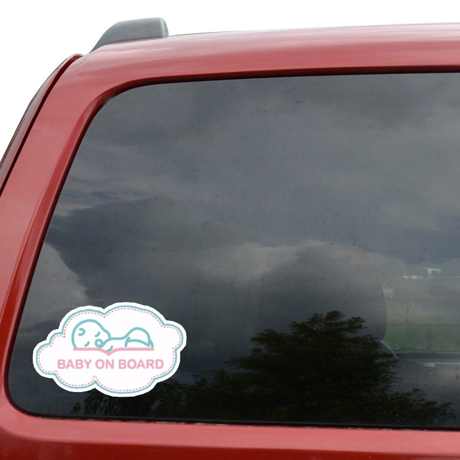 YJZT 15.1*9CM High Quality Car Sticker Lovely BABY ON BOARD Colored Cartoon Decoration Warning Sign C1-5535 | Автомобили и