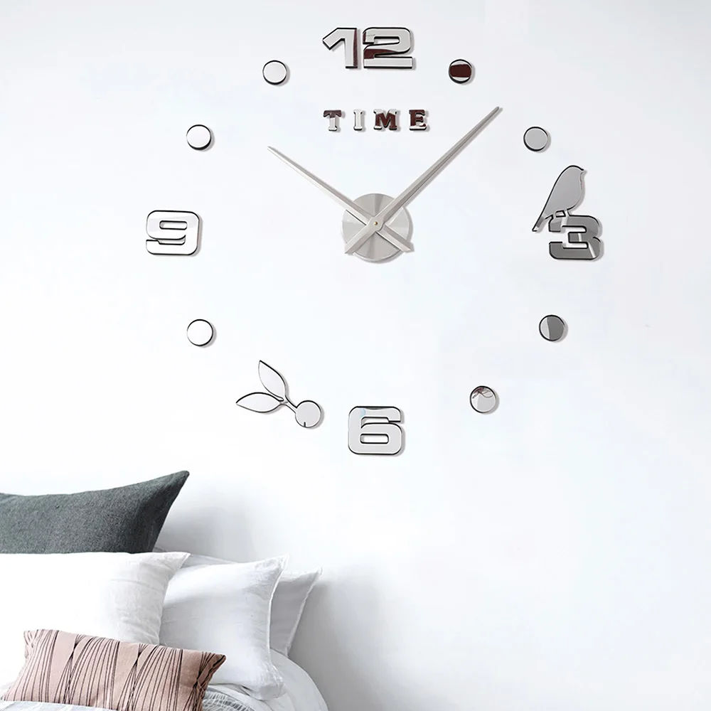 Светящиеся часы с птицами, настенные часы с подсветкой, часы Horloge Reloj Duvar Saati, современный дизайн, часы Pat Patrouille, настенные палочки uhr