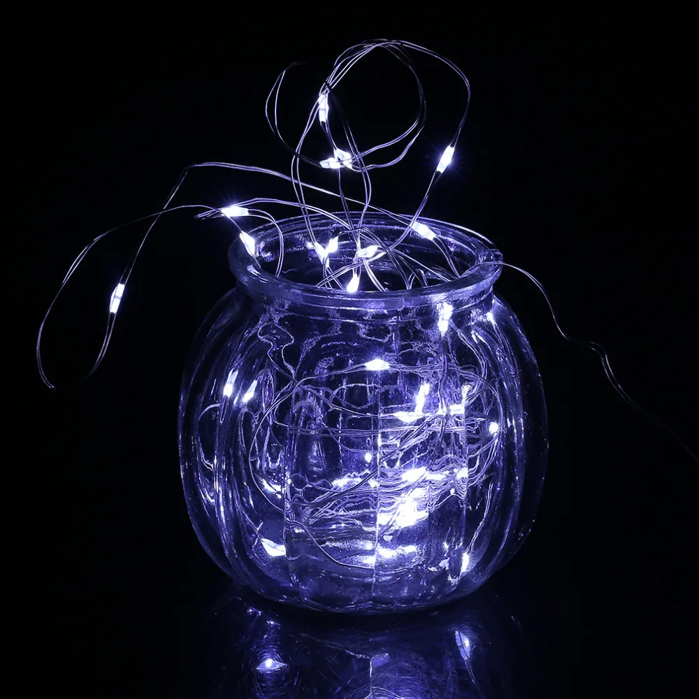 Водонепроницаемая гирлянда 3 м 30 светодиодов серебряная проволочная