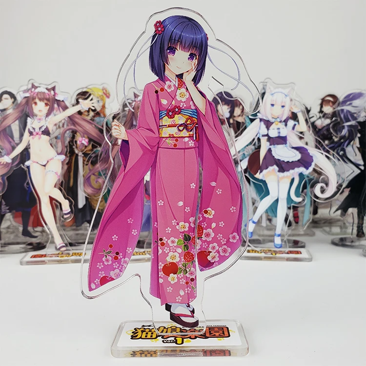 Аниме Nekopara шоколад ваниль азуки Корица Shigure Minaduki Косплей искусственная подставка