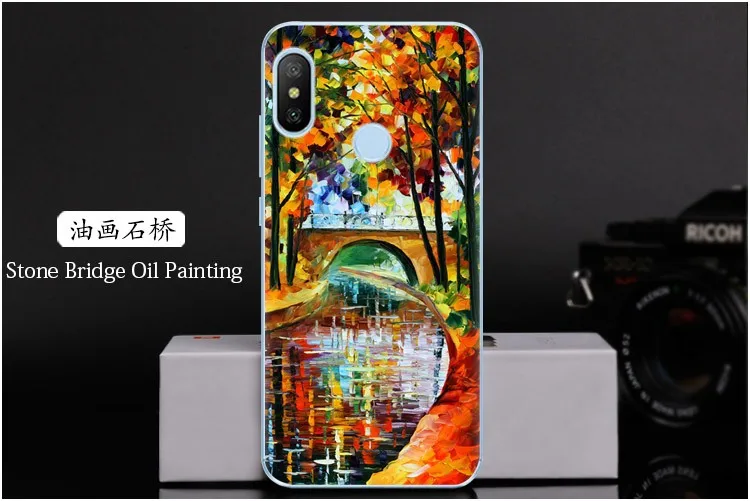 Xiaomi Mi A2 Lite чехол. Ультратонкий Мягкий силиконовый чехол из ТПУ с рисунком для Redmi 6