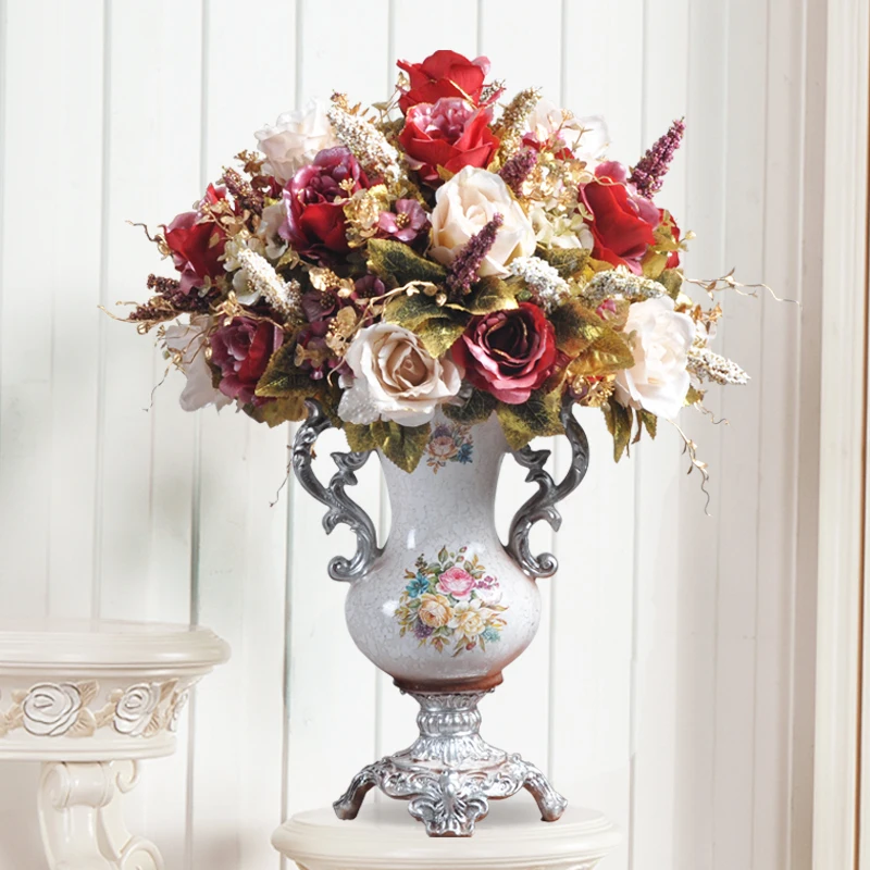Dekoratif Vazo Свадебные украшения для Para Casa керамическая ваза цветов|vase ornaments|flower