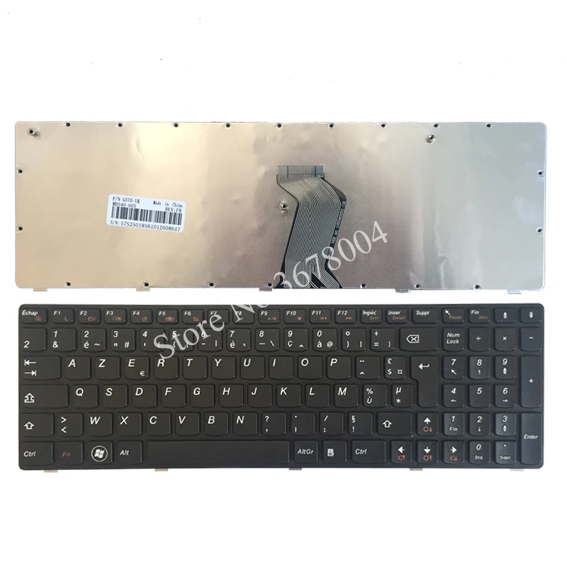 Новая Клавиатура FR для LENOVO Ideapad G560 G560A G565 G560L черная Французская клавиатура