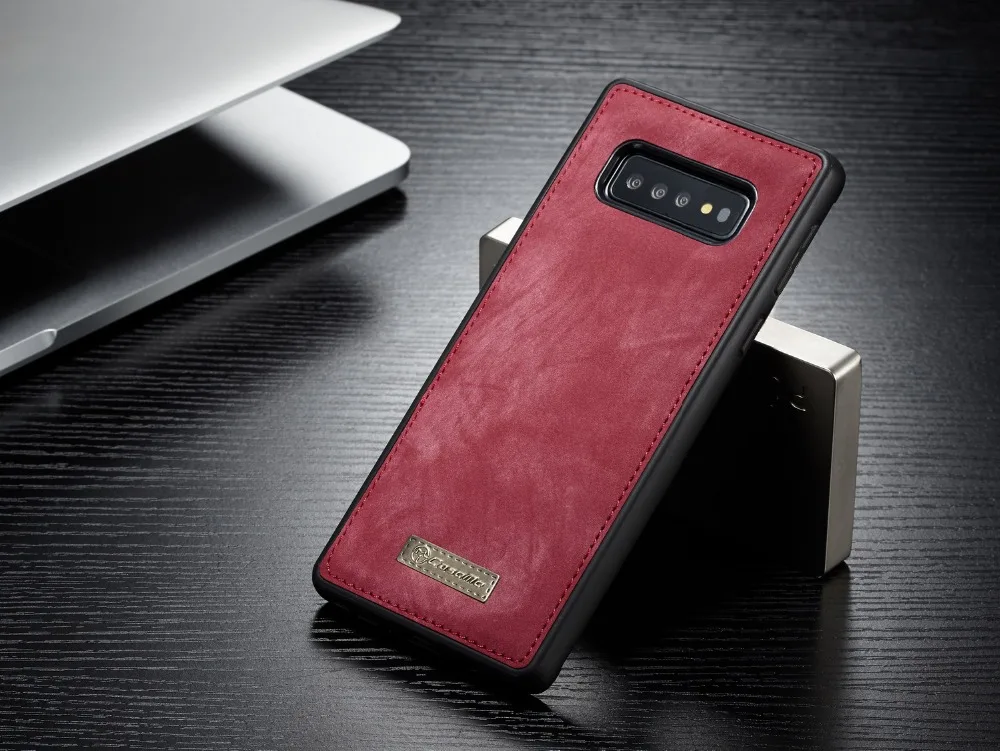 Съемный чехол-портмоне на молнии для samsung Galaxy S10E S10 5G S9 S8 Plus S7edge Note 9 8 Магнитный кожаный чехол capinha