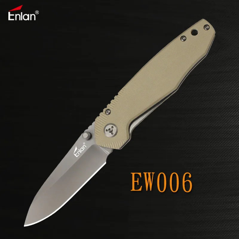 Складной нож ENLAN EW006 8Cr13Mov с лезвием G10 уличный Тактический Универсальный