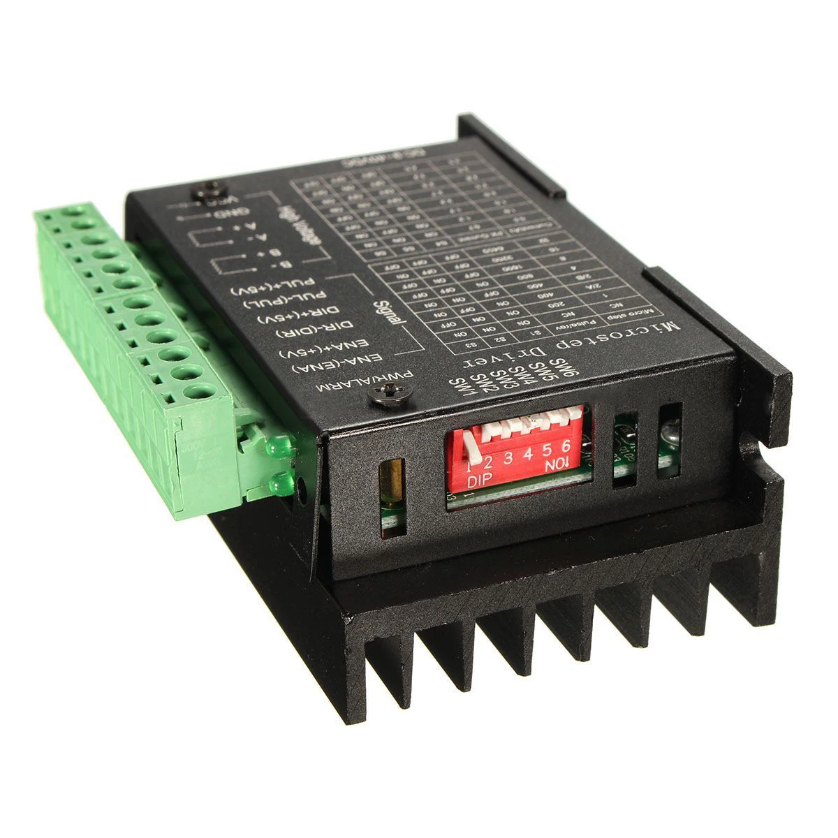 Промо-акция! 20 кГц CNC одноосный TB6600 2/4 фазный гибридный шаговый двигатель драйвер