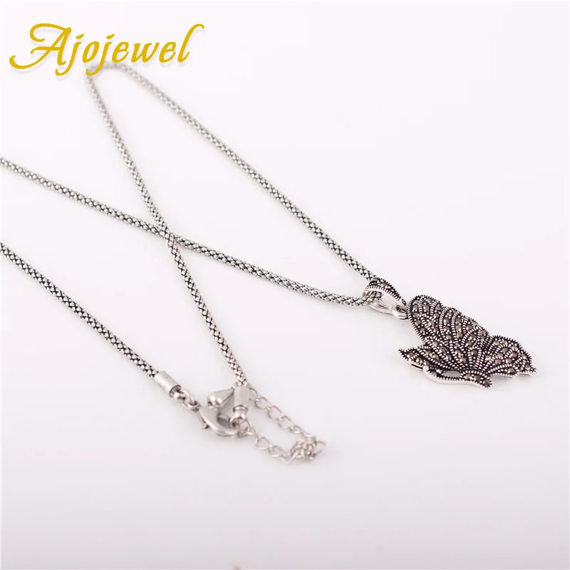Женское Винтажное колье и серьги в стиле ретро|necklace and earrings|parure bijouxanimal jewelry set |