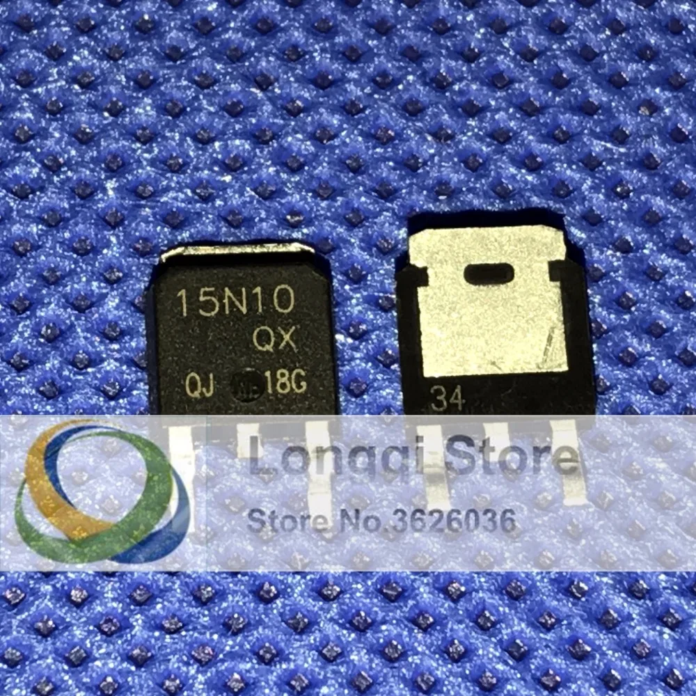 

10PCS 15N10 TO-252 N-Ch Enhancement Mode Power MOSFET NPN 15A 100V