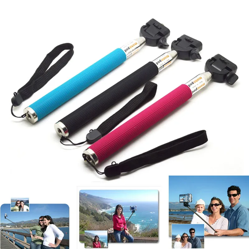 Бесплатная доставка! Портативный ручной монопод с автоспуском штатив для