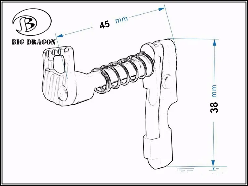 AirsoftSports тактический стиль с ЧПУ Magzine металлический алюминиевый корпус для AEG M4