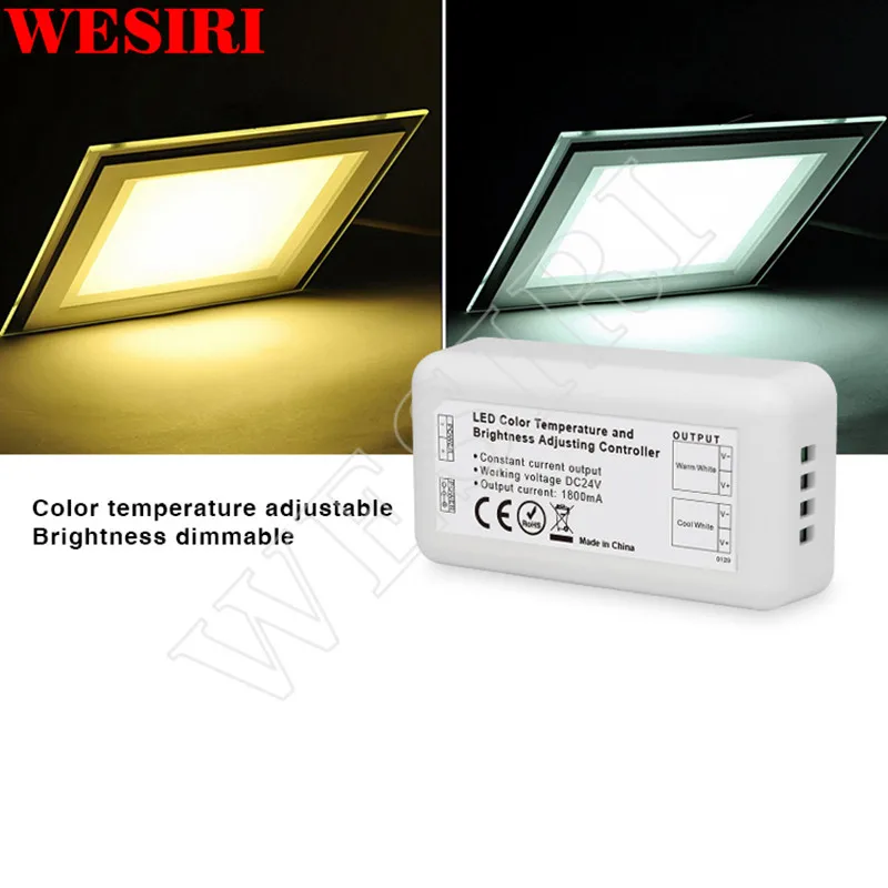 Milight FUT023 24V RF 2.4GHz 4-Zone Color Temperature Brightness Adjusting LED Dimmer Controller | Лампы и освещение